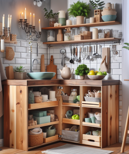 Domowe sposoby na lepszą organizację przestrzeni w kuchni i łazience