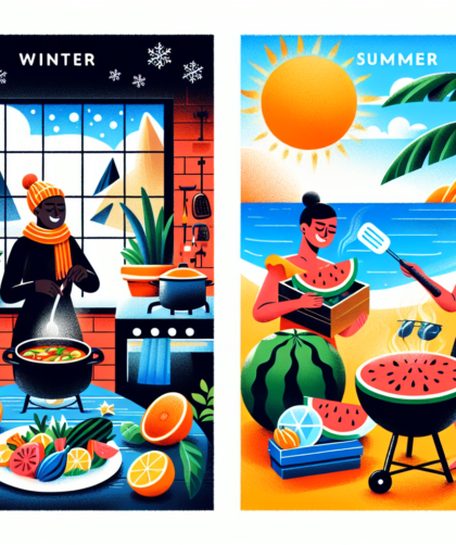 Kuchnia sezonowa – co warto jeść zimą, a co latem